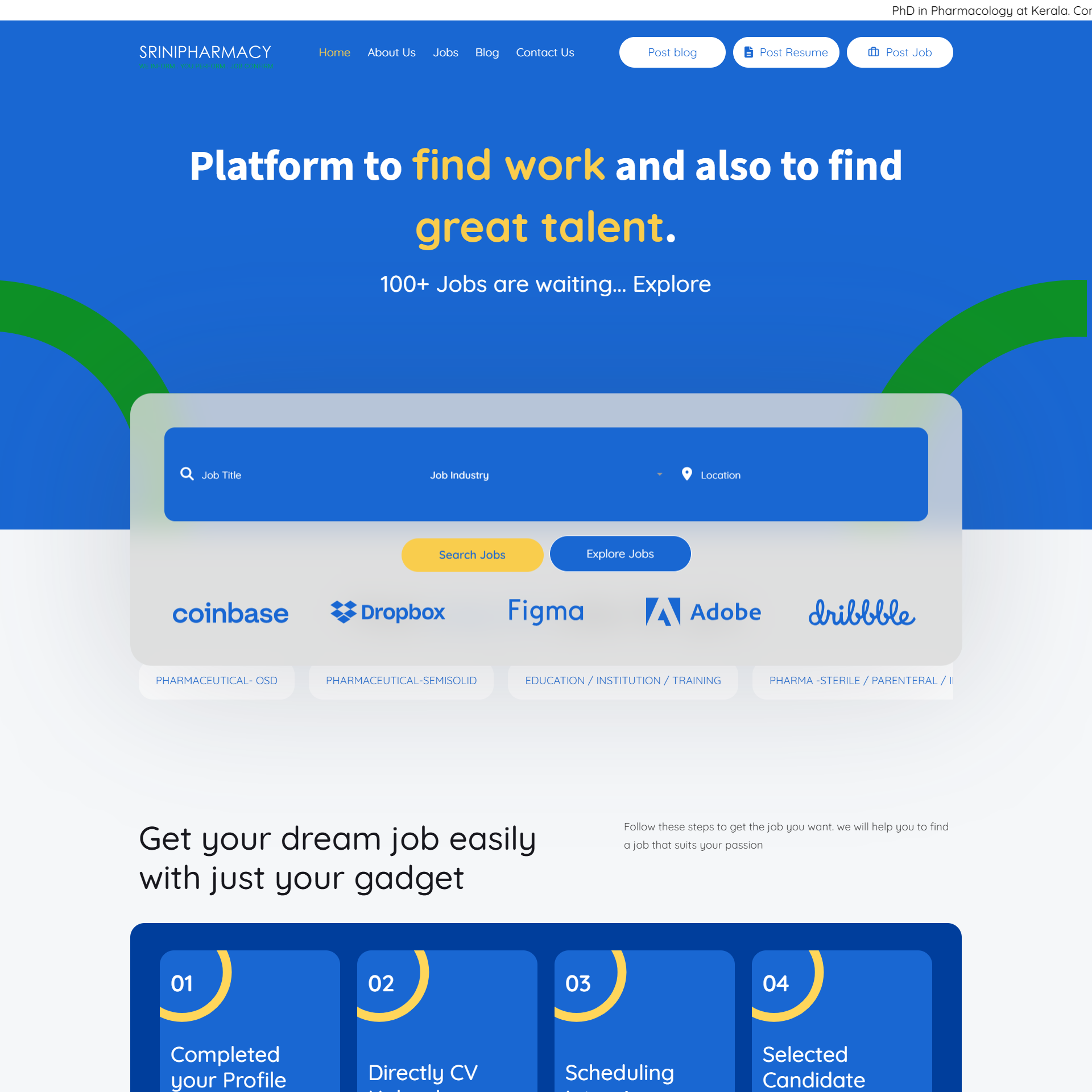 Srinipharmacy Project
